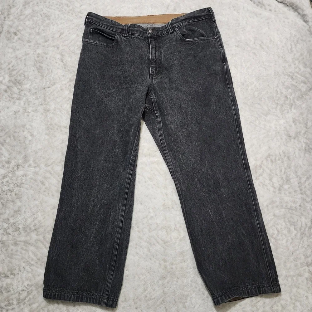 Duluth Trading Company Men's 38x30 Ballroom Relaxed Fit Jeans Straight Leg Denim